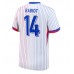 Maillot de foot France Adrien Rabiot #14 Extérieur vêtements Europe 2024 Manches Courtes